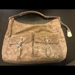 Cole Haan Exotic Gloss Snake Skin Handbag